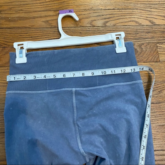 Lululemon special edition Wunder Under high waisted ribbed  light blue leggings - Picture 11 of 14